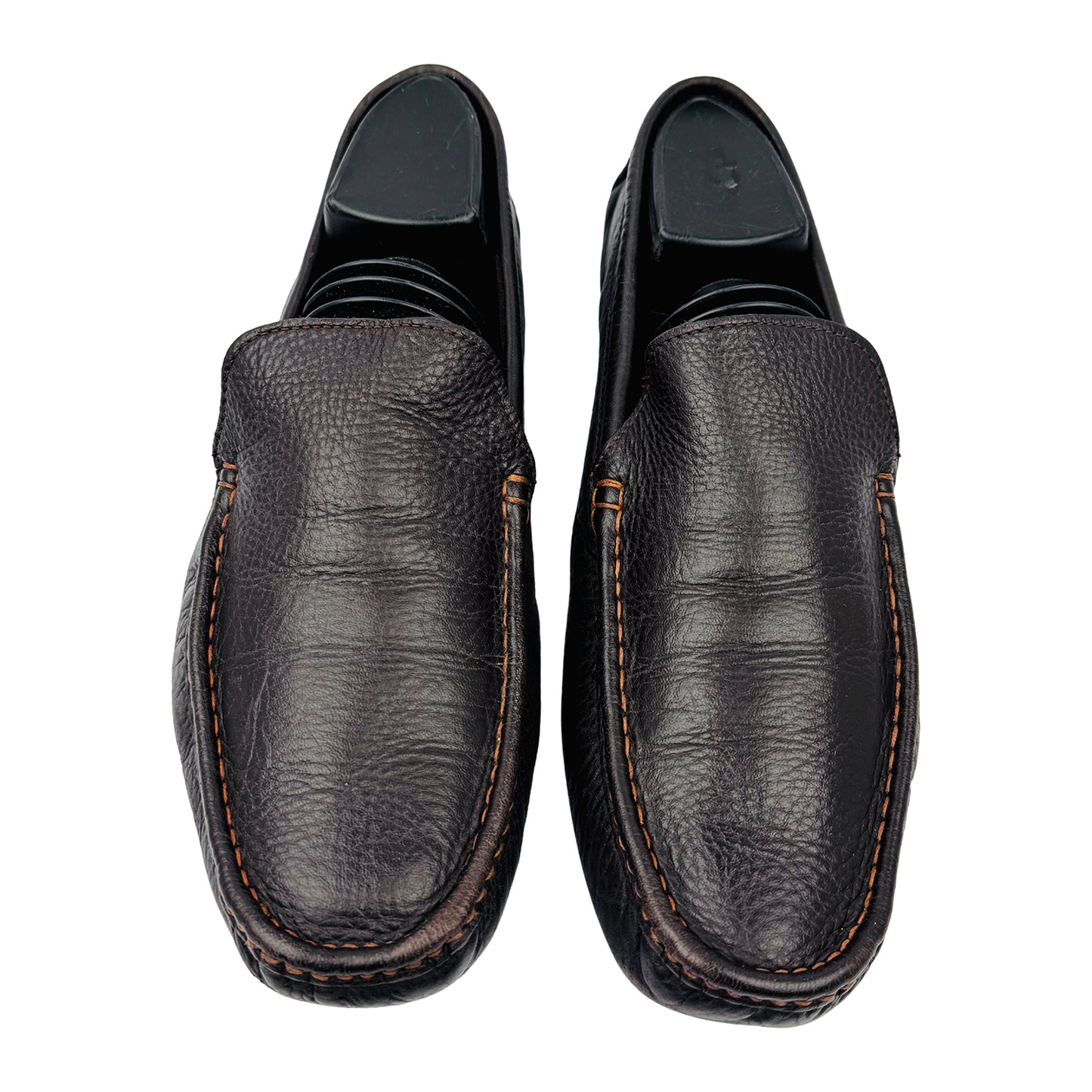 Hugo Boss Men's Brown Leather Driving Loafers (Size 41.5/42)