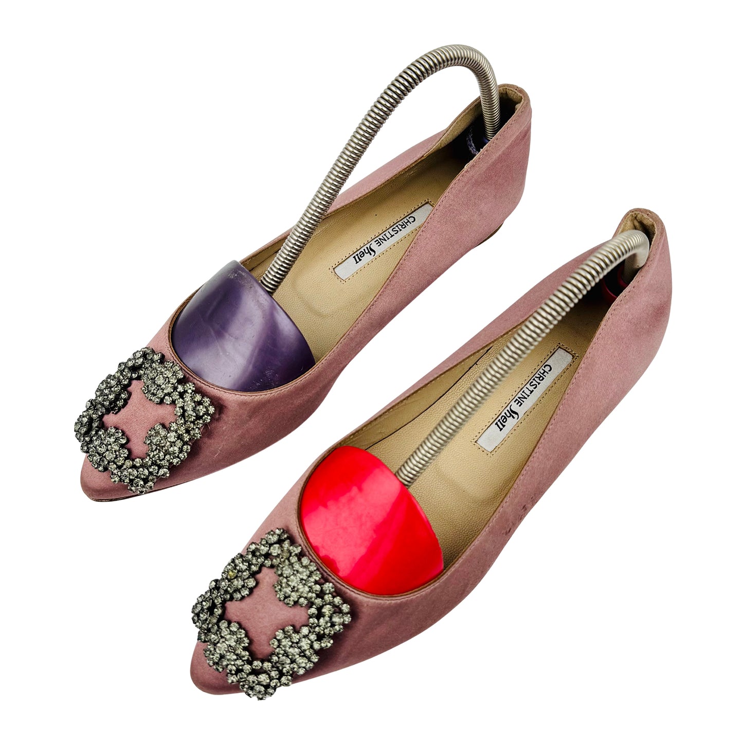 Christine Sheii 'Dusty Rose' Ballet Flats (Size 35)