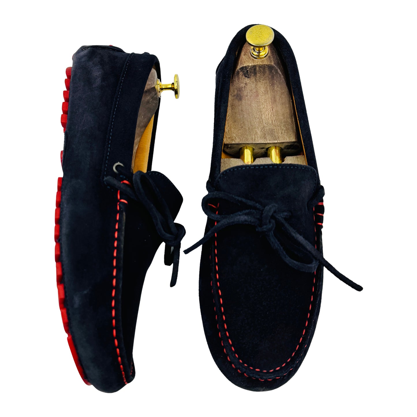 Bexley Men's Navy Blue Driving Loafers (Size 42.5)
