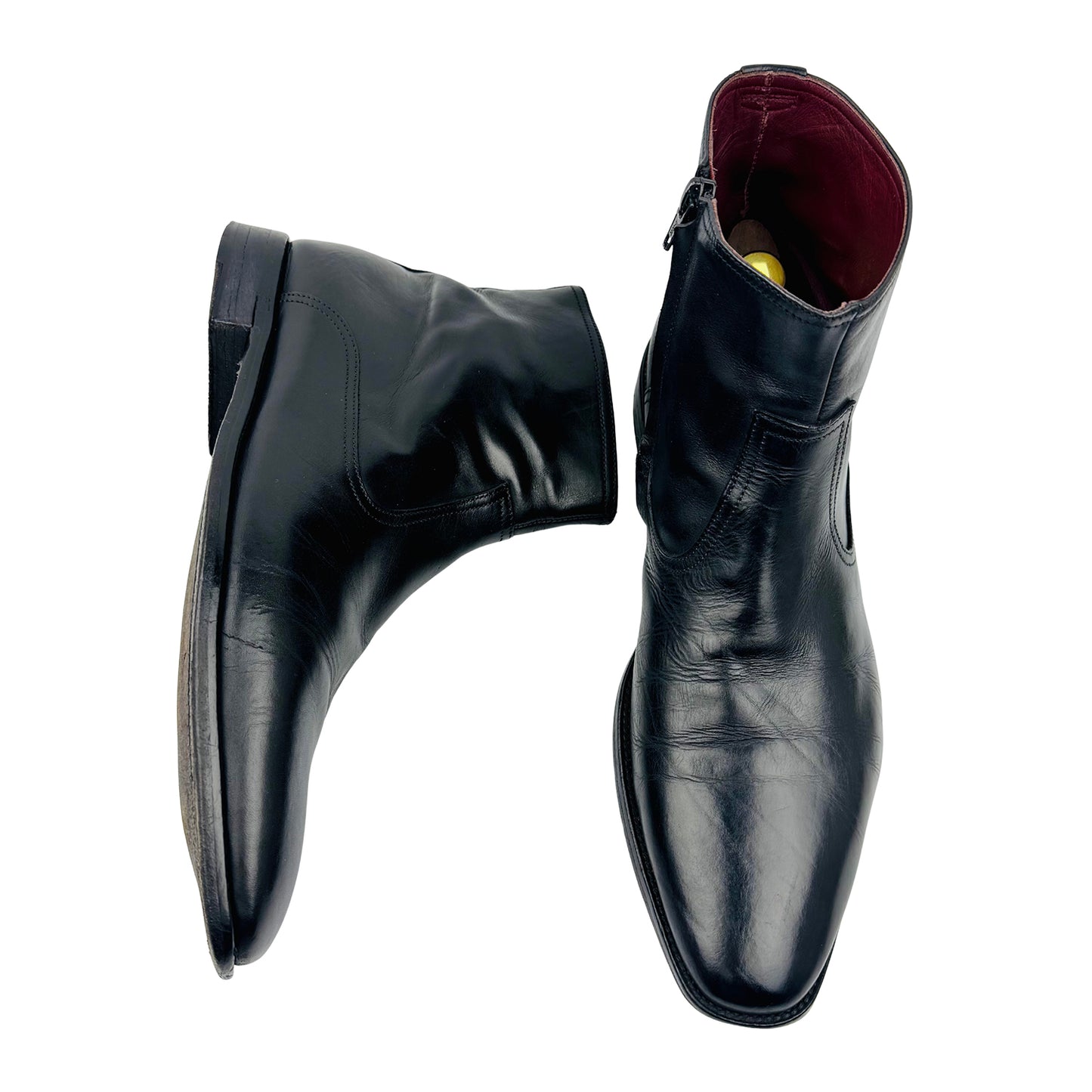 Tommy Hilfiger Leather Zip-Up Ankle Boots (Size 43/43.5)