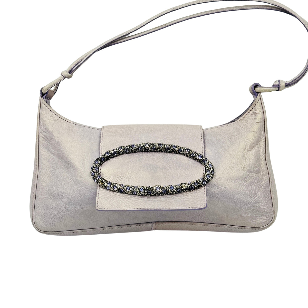 Claudio Orciani Metallic Leather Shoulder Bag