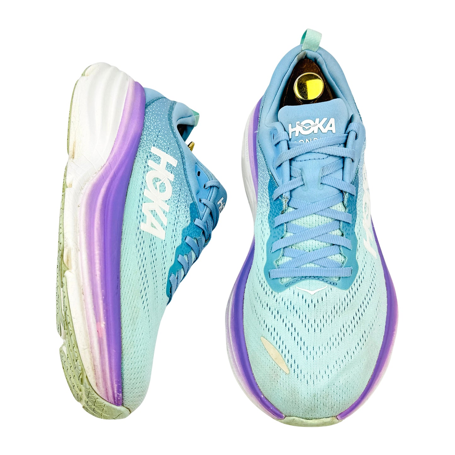 Hoka Bondi 8 Wide 'Airy Blue' Shoes (Size 43.5) - 1127954 ABSO