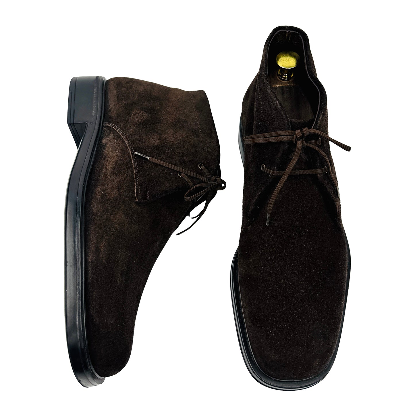 Salvatore Ferragamo Dark Brown Chukka Boots (Size 42)