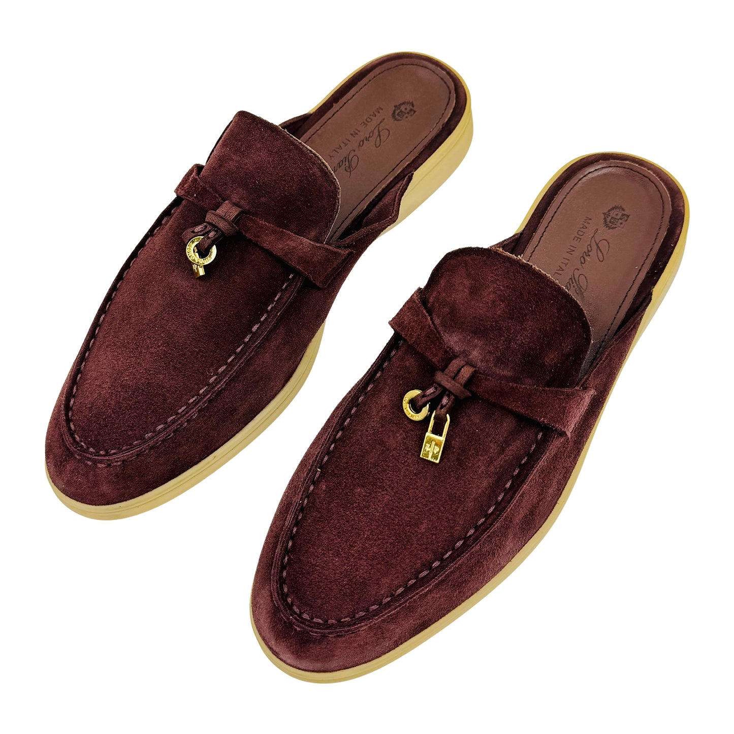 Loro Piana Charms Walk Babouche Mules (Size 39) - K 53076