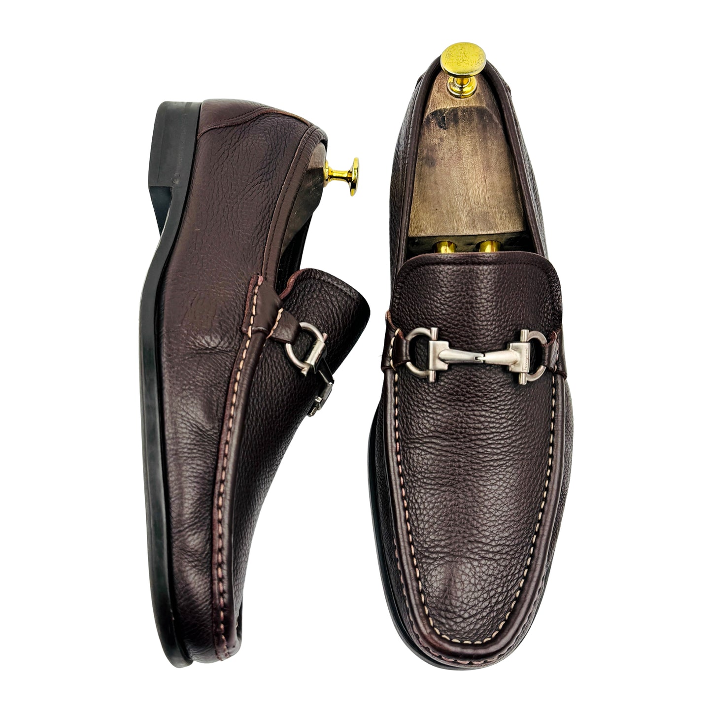 Salvatore Ferragamo Magnifico Gancini Bit Loafers (Size 42.5)