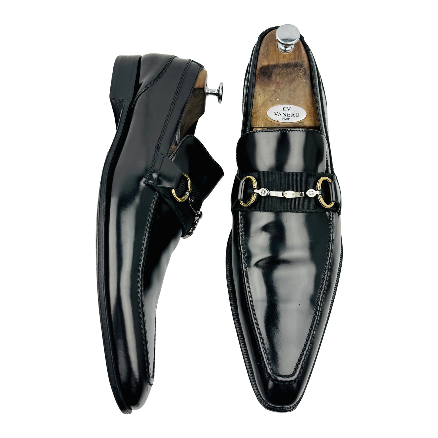 Dolce & Gabbana Black Square Toe Loafers (Size 46/46.5)