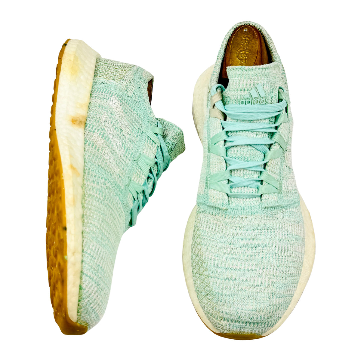 Adidas Pureboost Go 'Clear Mint' Shoes (Size 38.5) - B75827