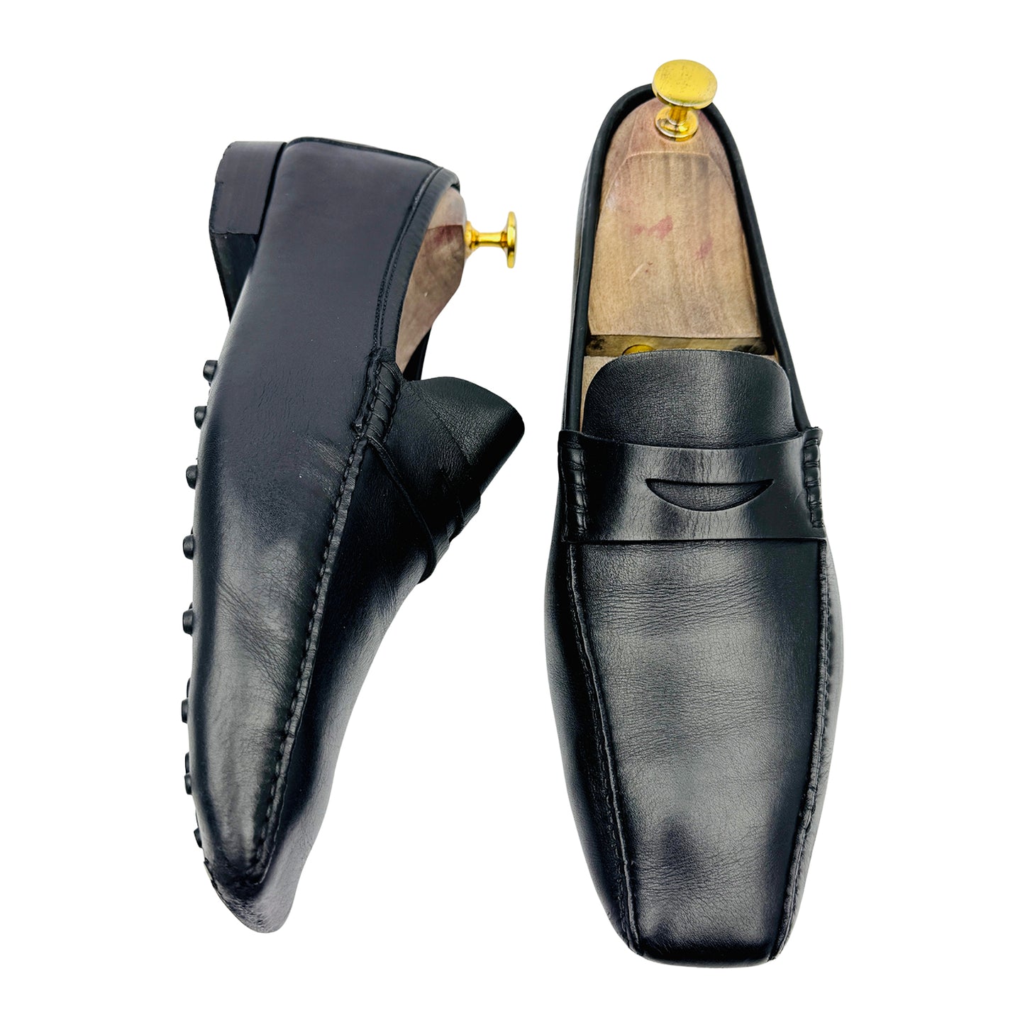 Saint Laurent Men's Rive Gauche Leather Loafers (Size 41.5/42)