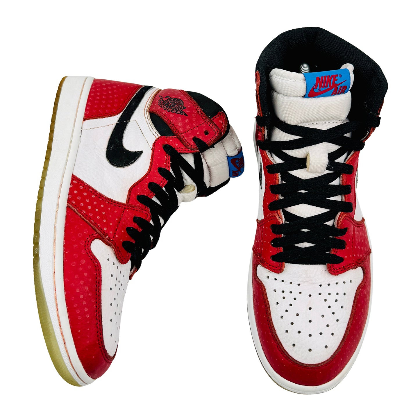 Nike Air Jordan 1 "Spider-Man Origin Story" Sneakers (Size 42) - 555088-602