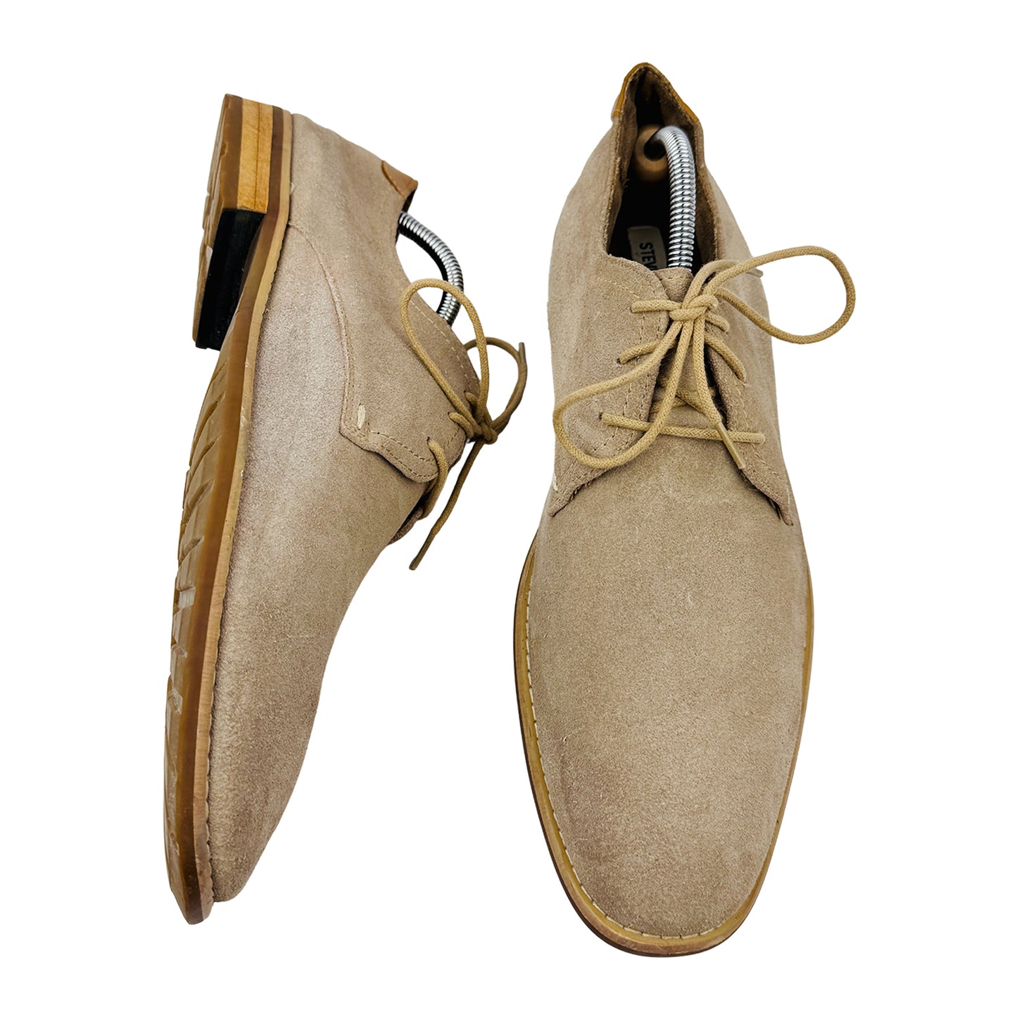 Steve Madden Men's Camel Suede Oxfords (Size 45/45.5)