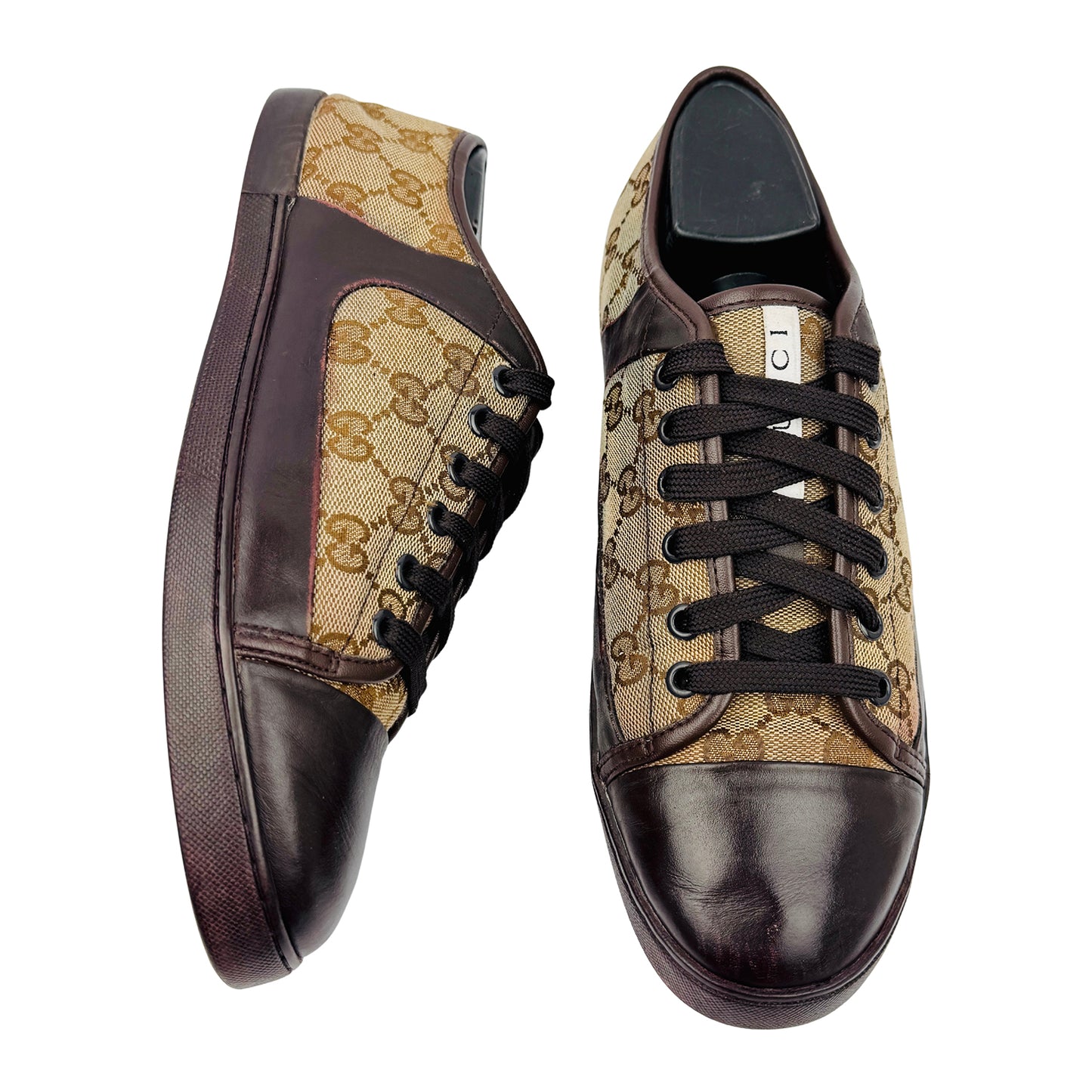 Gucci GG Supreme Canvas Cap Toe Sneakers (Size 40.5/41)