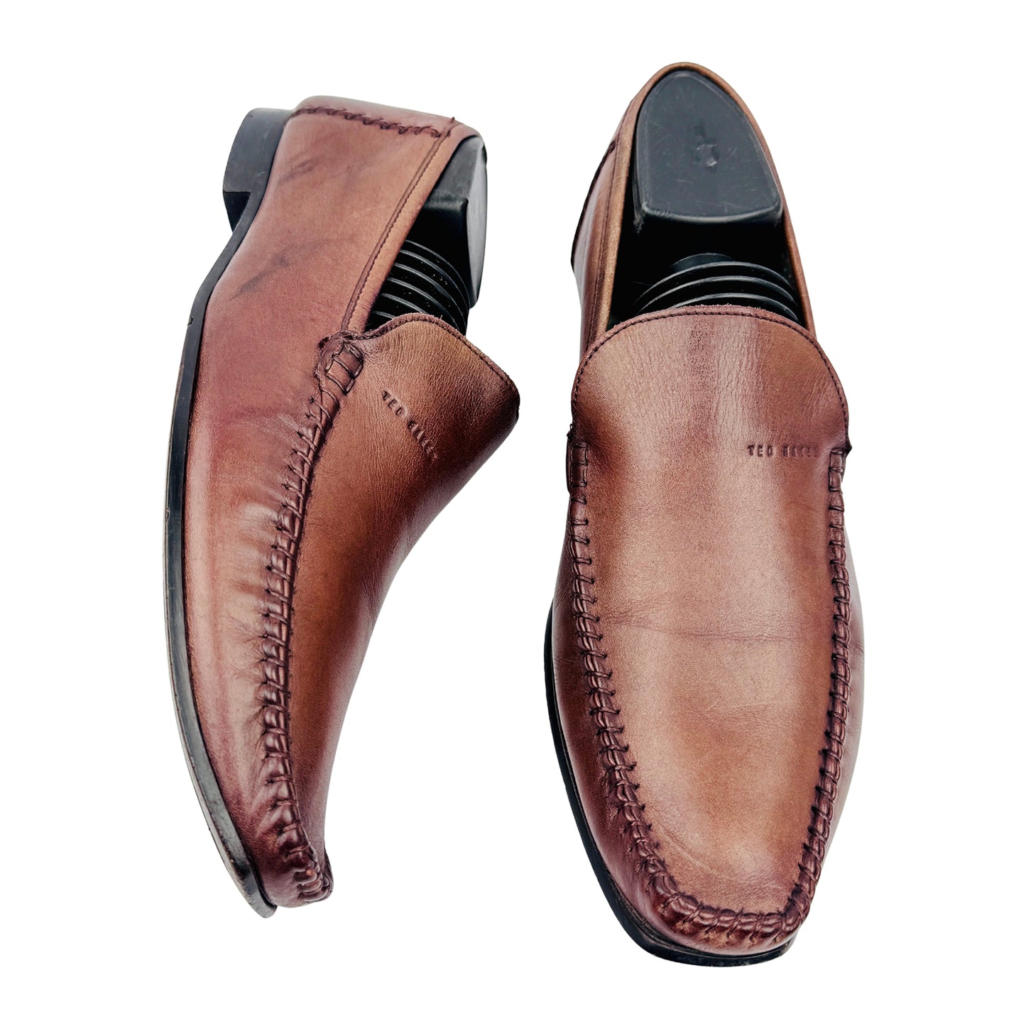 Ted Baker Simeen 2 Brown Leather Loafers (Size 41) - 9-10722