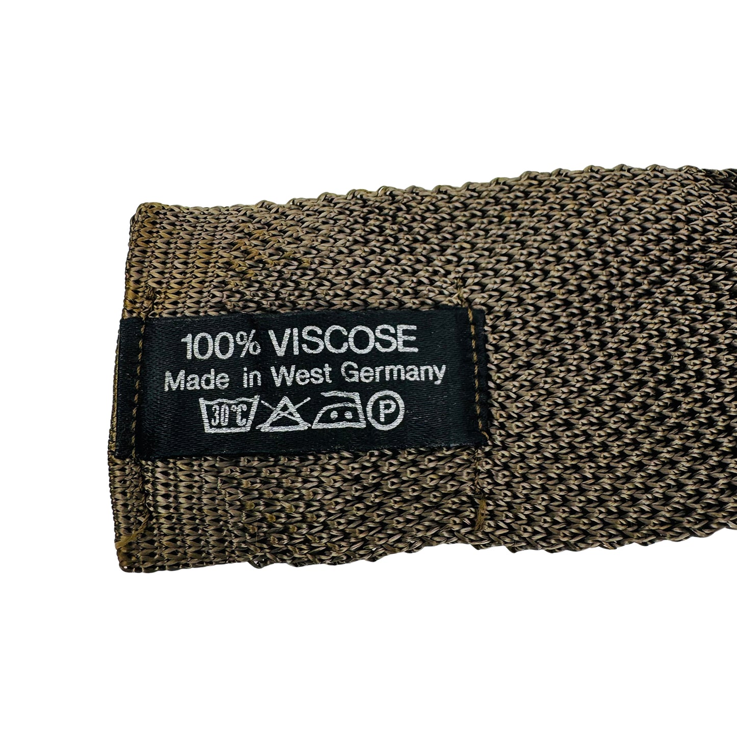 Ralph Lauren Polo Brown 'Knitted Parrot Embroidery' Tie (Size Regular)