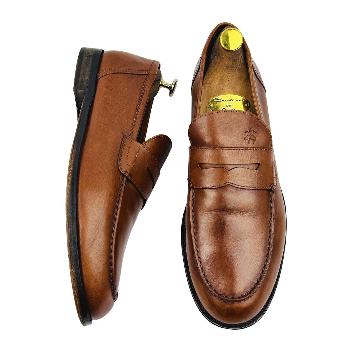 Brooks Brothers Men's Penny Leather Loafers (Size 43)
