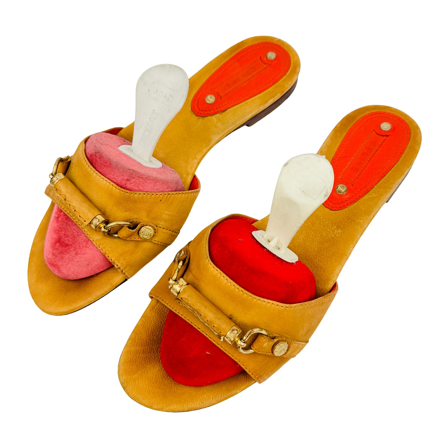 Celine Women's 'Mustard Yellow' Slippers (Size 39)