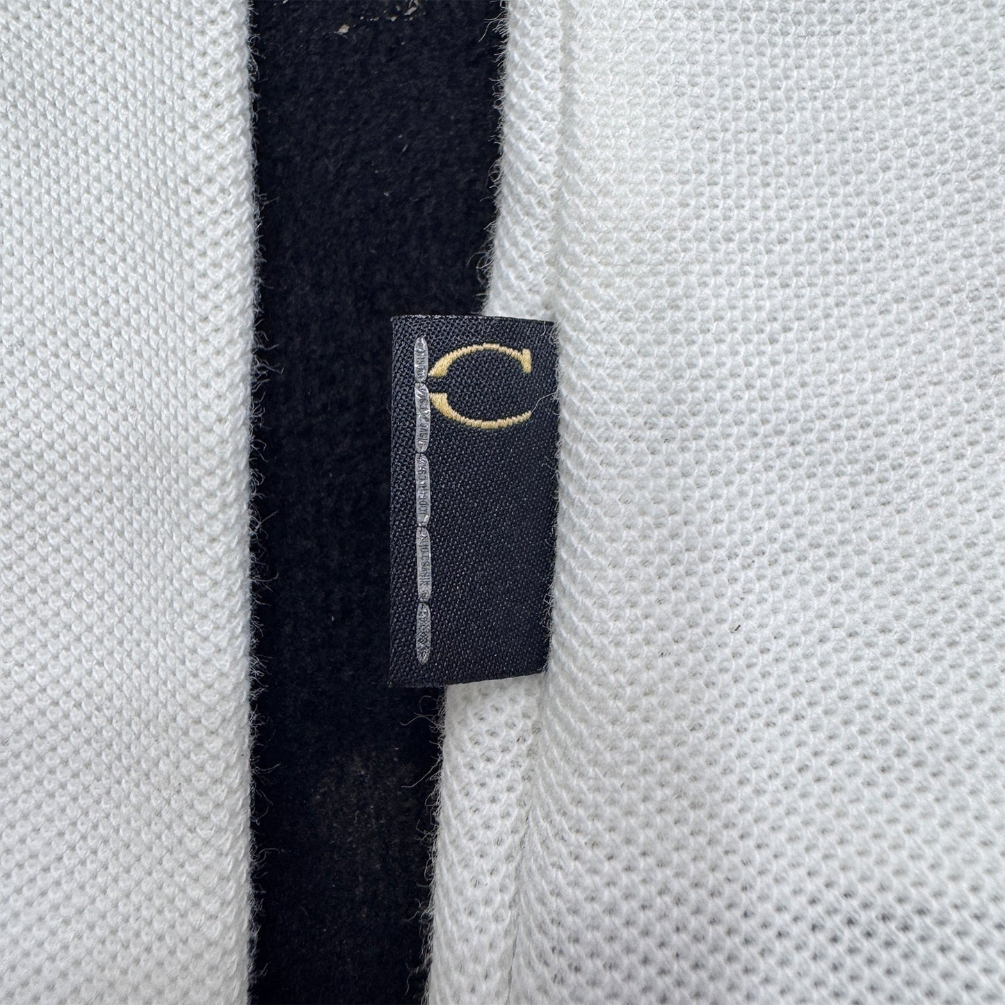 Just Cavalli White Long Sleeves T-Shirt (Size Small/Large)