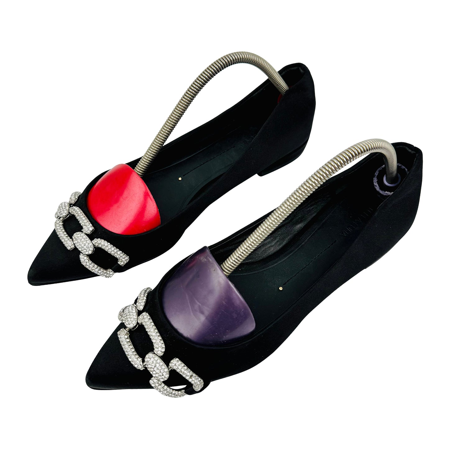 Stella Luna Black Pointed Toe Flats (Size 37/37.5)