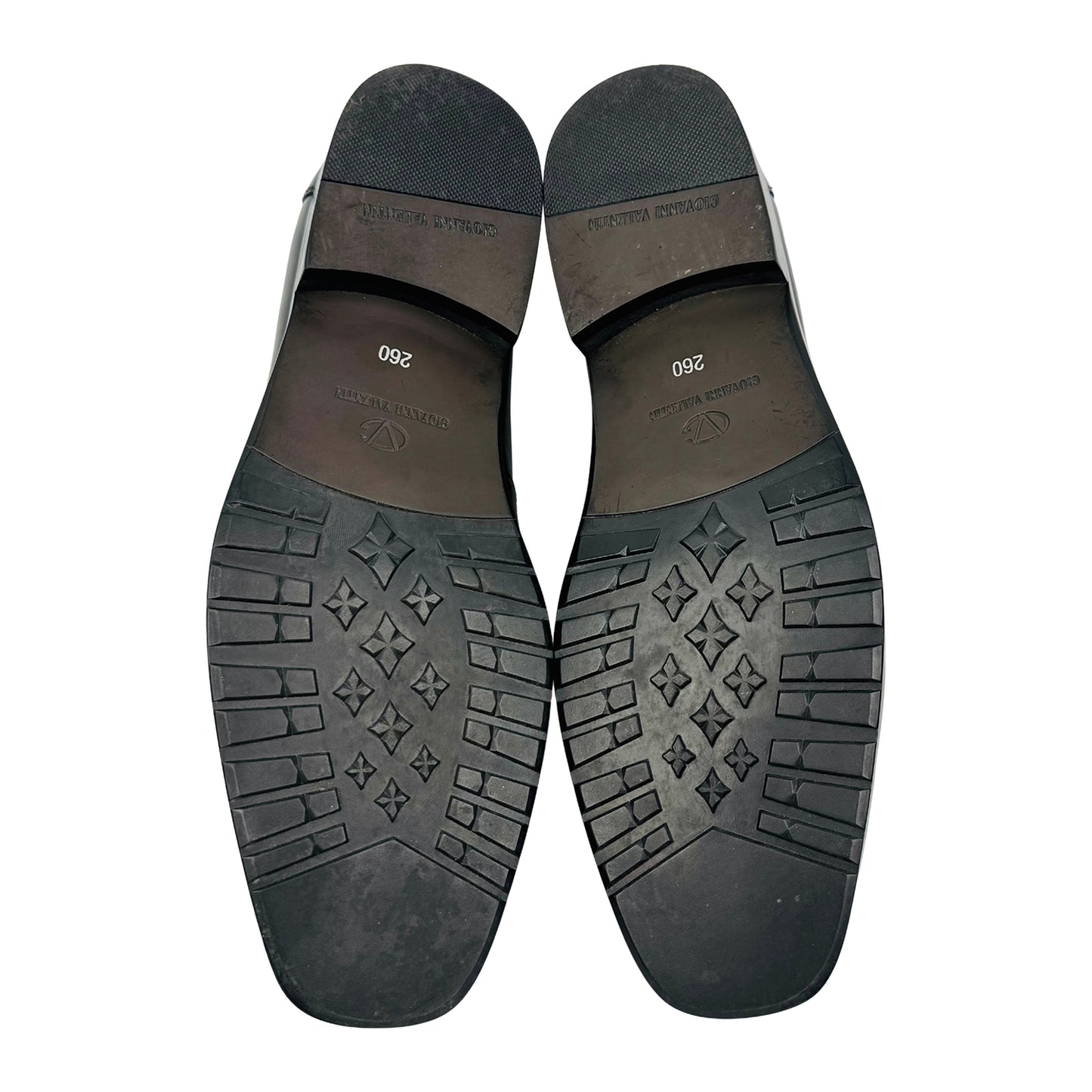 Giovanni Valentino Men's Black Leather Loafers (Size 42)