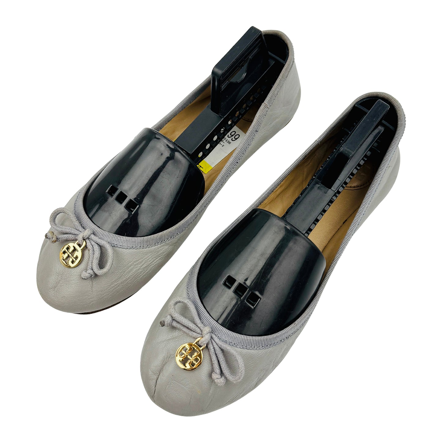 Tory Burch Laila Light Grey Ballet Flats (Size 35.5)