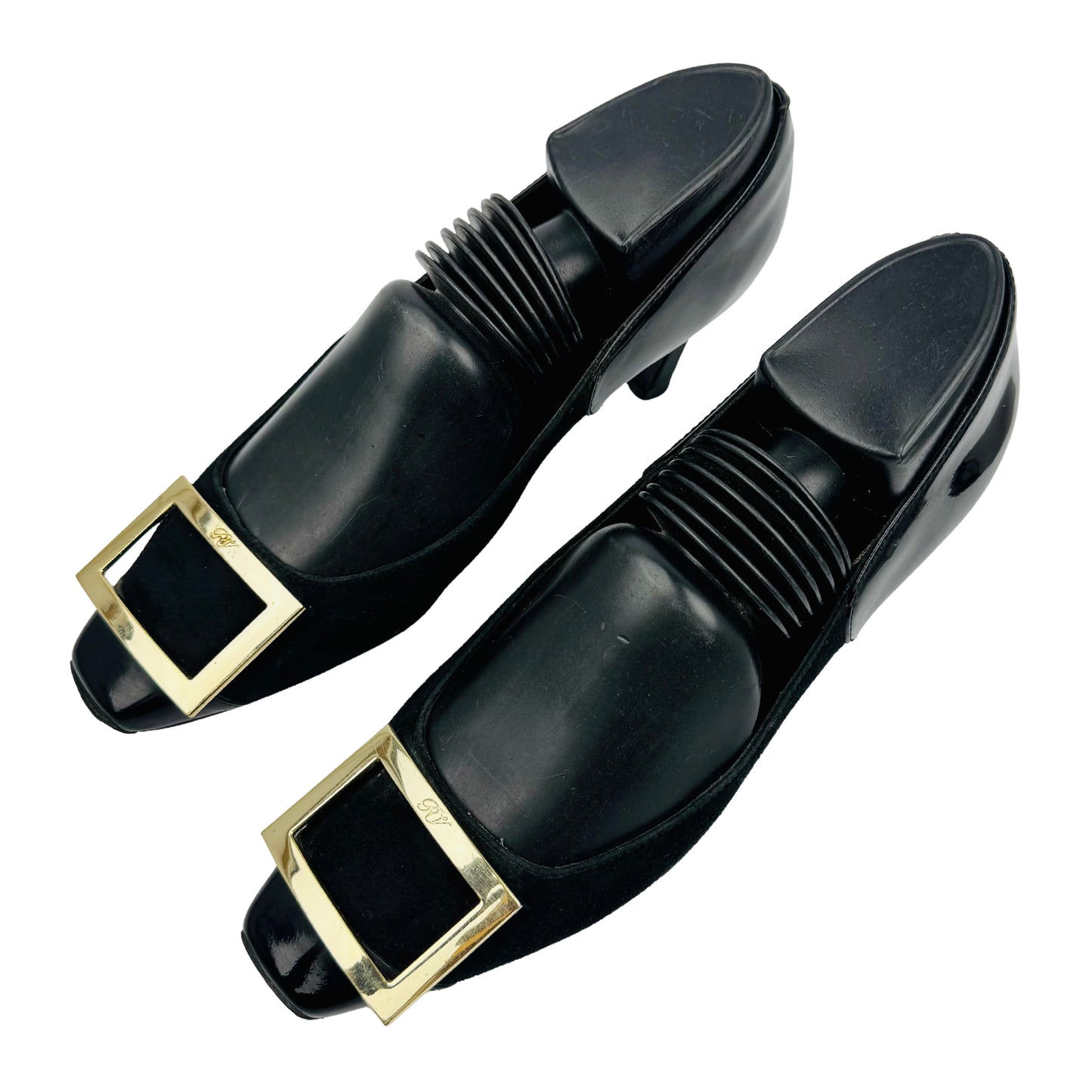 Roger Vivier Women's Trompette Black Heels (Size 38)