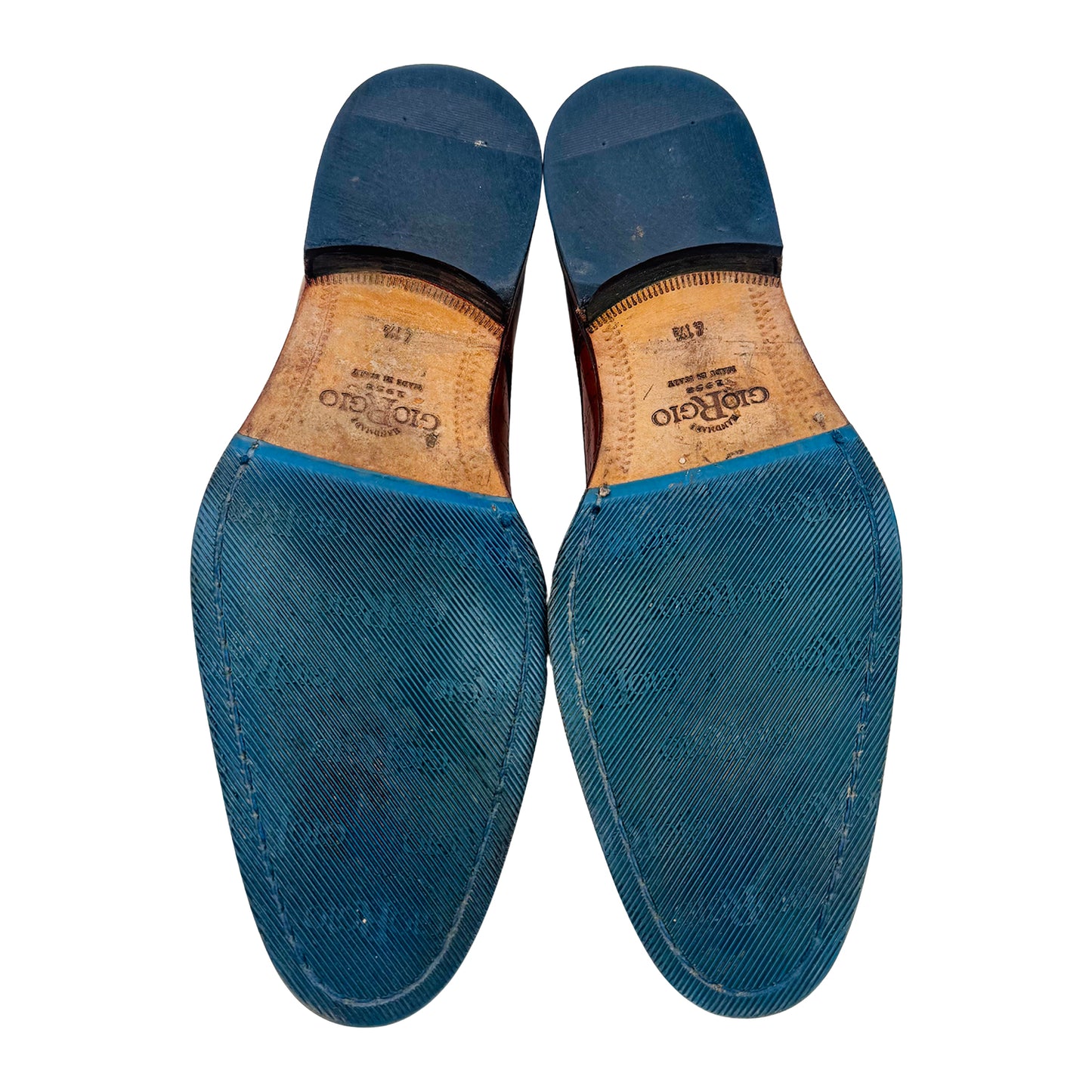 Giorgio 1958 Men's Brown Leather Shoes (Size 42.5)