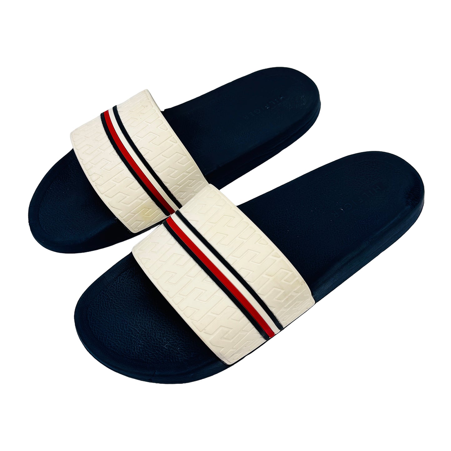 Left Side image of Tommy Hilfiger Doly Slippers (Size 44/44.5) - B0D3V62ZJK