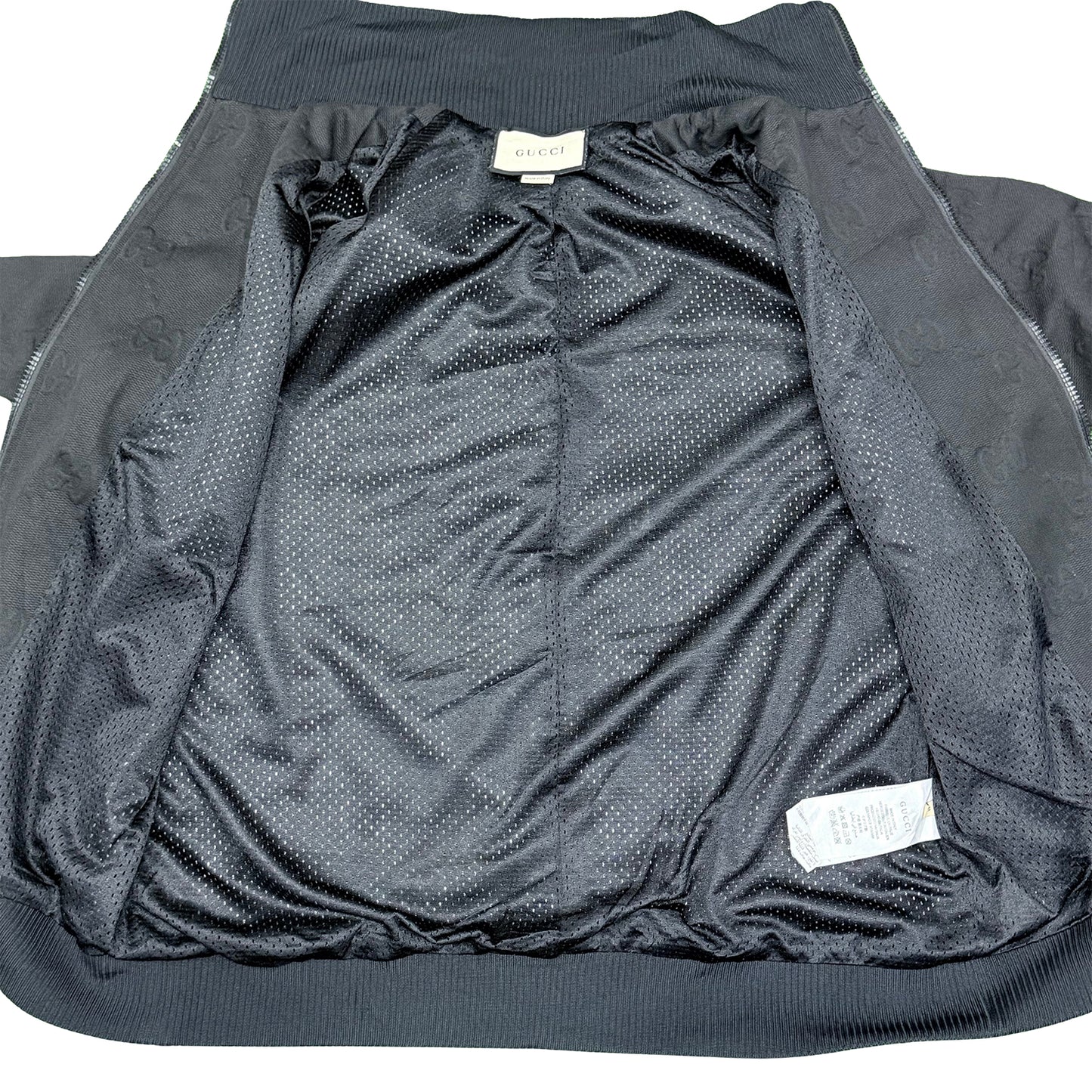 Gucci Logo-Jacquard Tech Track Jacket (Size Large)