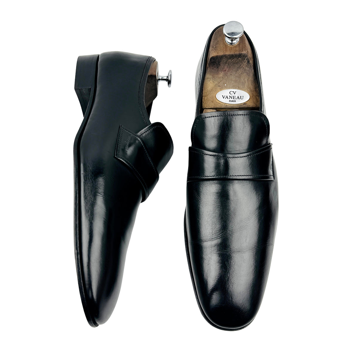 Salvatore Ferragamo Men’s Leather Penny Loafers (Size 45.5/46)