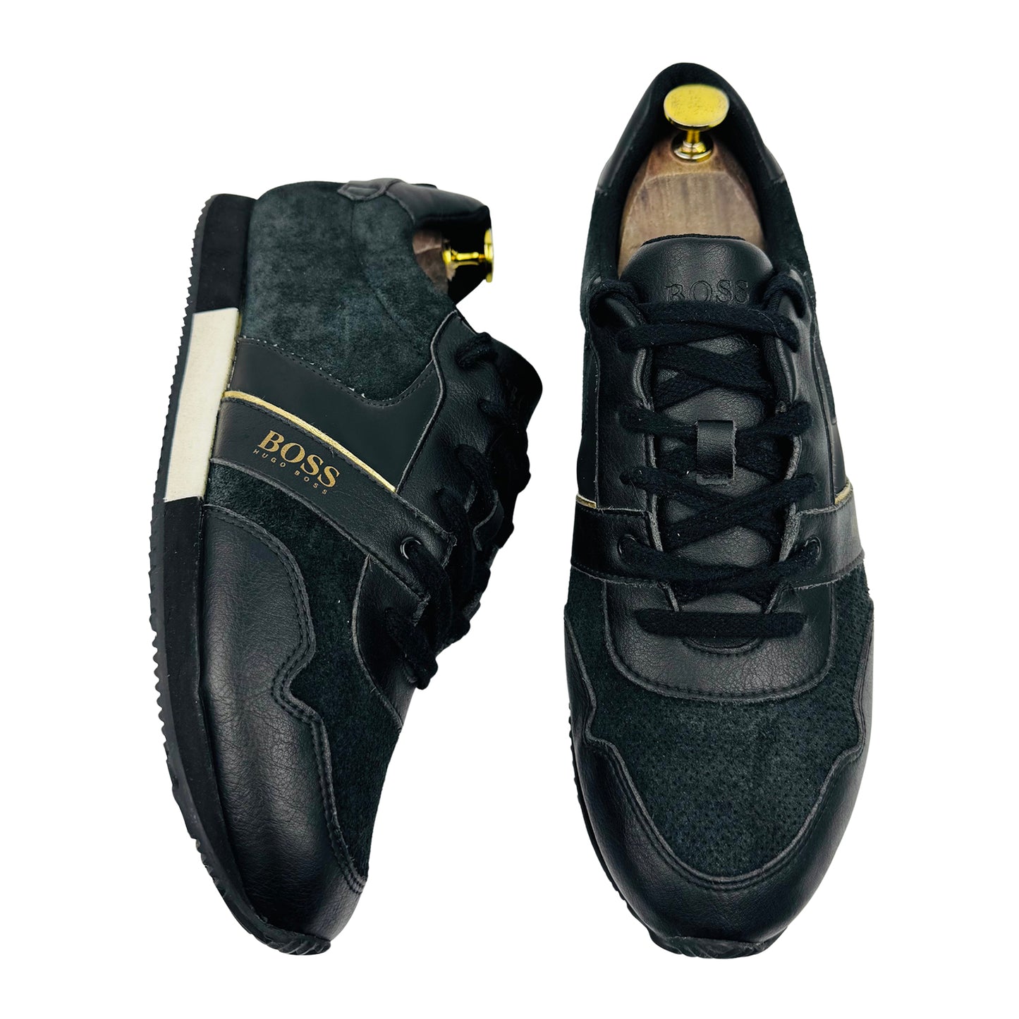 Hugo Boss Parkour Run Black Sneakers (Size 41)