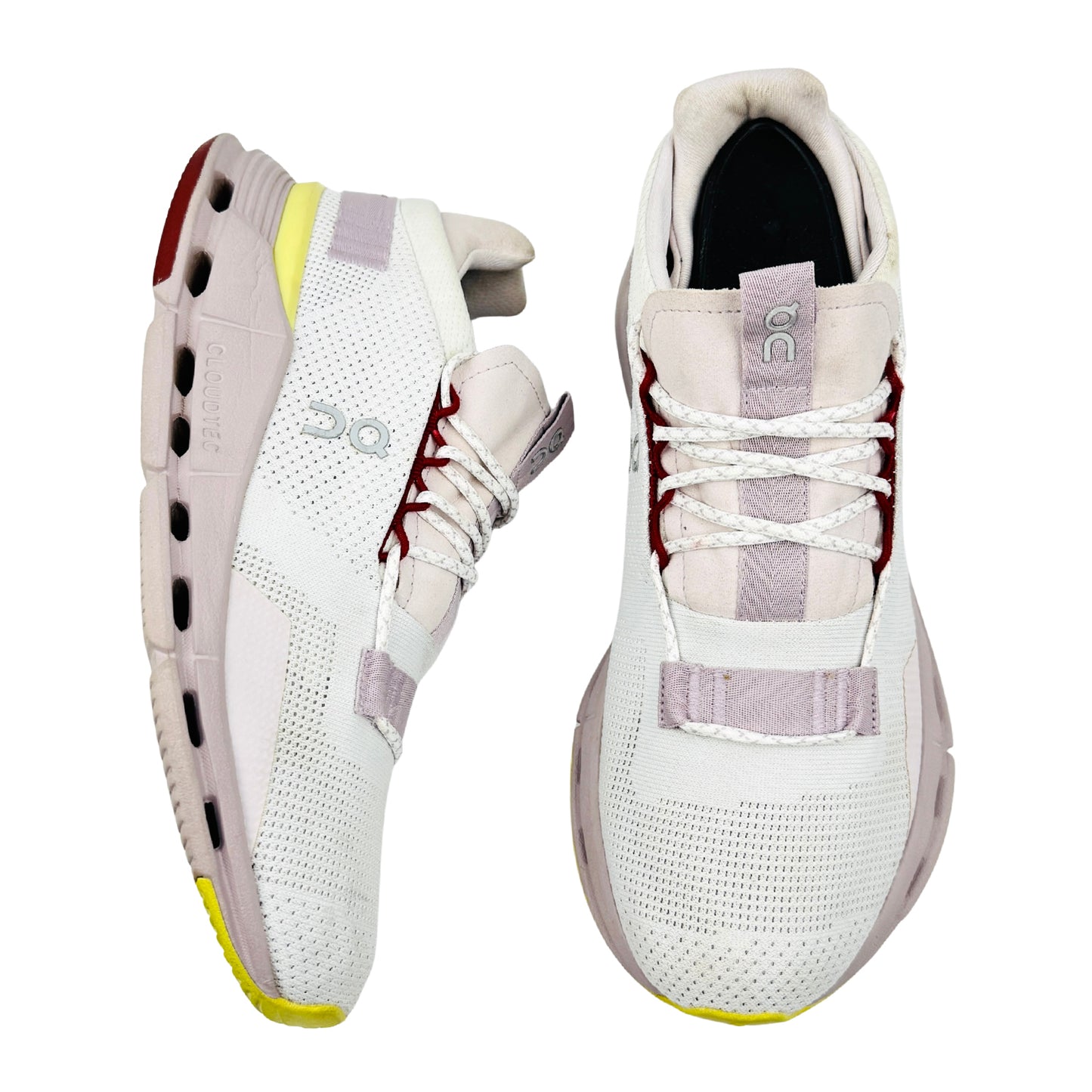 On Running Cloudnova 'White Rose' Shoes (Size 40.5) - 26.97886