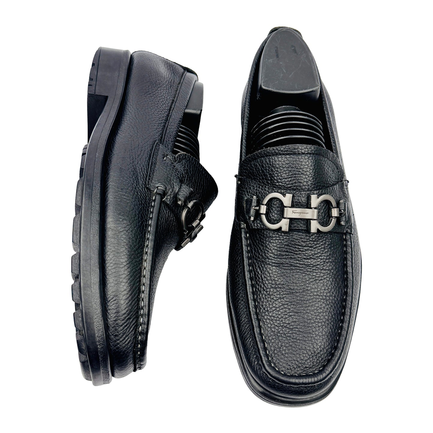 Salvatore Ferragamo David Nero Loafers (Size 41/41.5) - 0671792