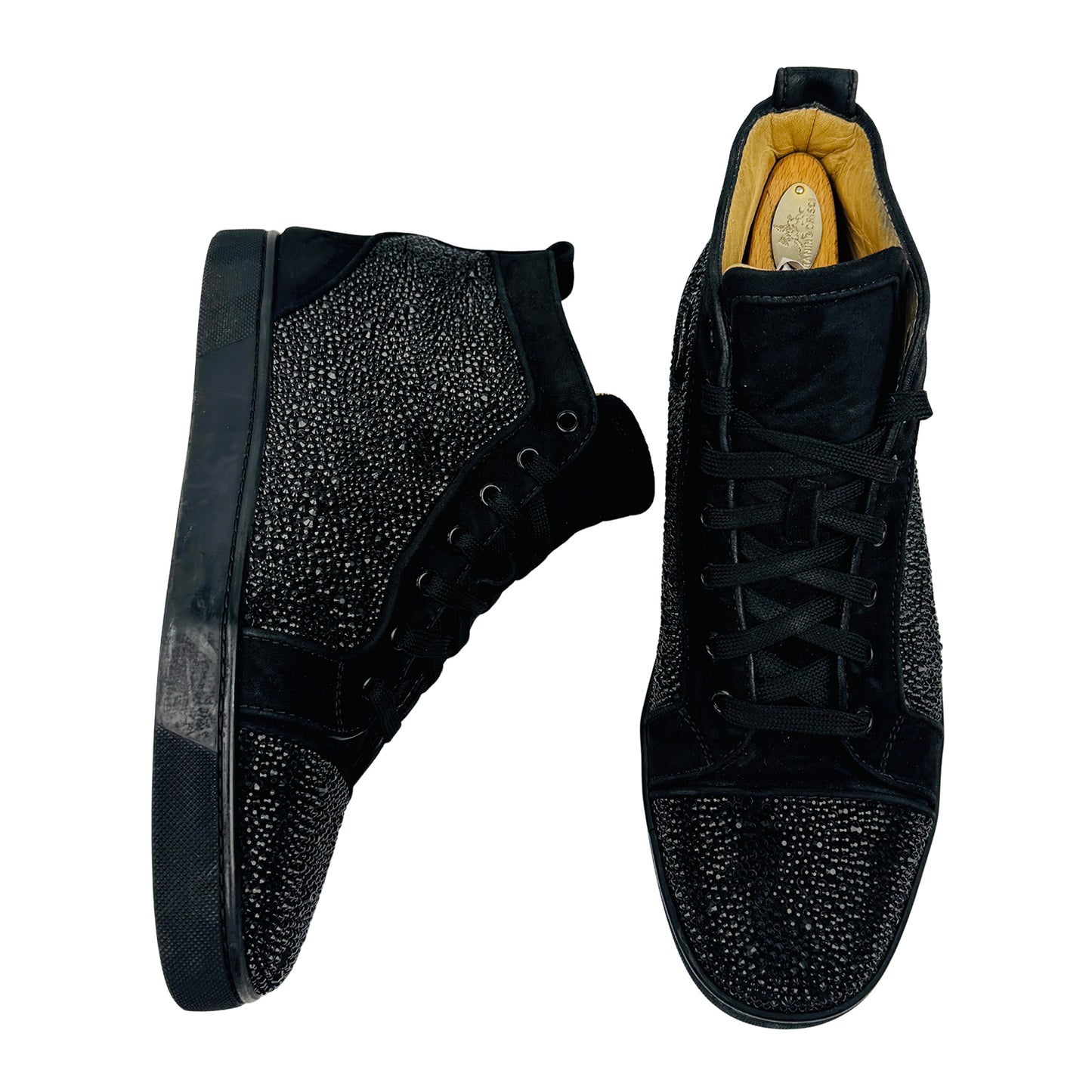 Christian Louboutin Louis Strass High Top Sneakers (Size 43/43.5)