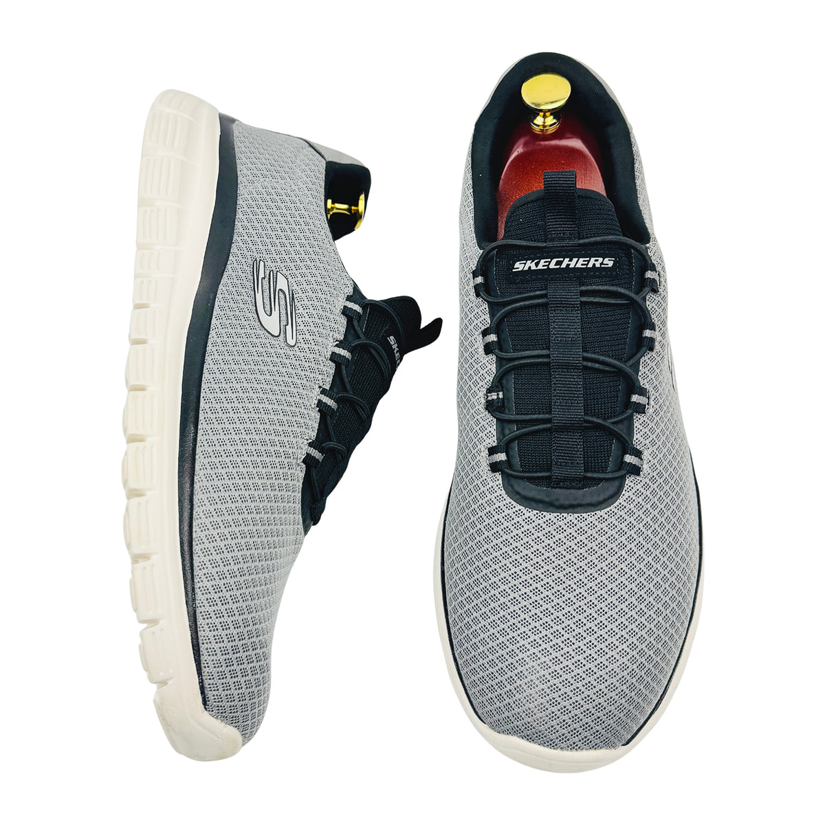 Skechers Burns - Cirill Shoes (Size 46) - 8790067-GYBK