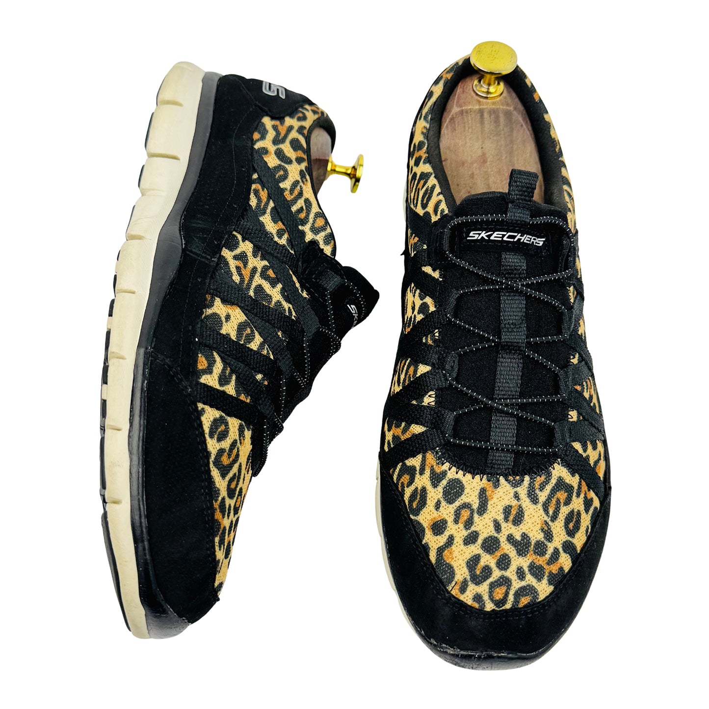 Skechers Gratis 'Leopard' Shoes (Size 41) - 104009 LPD