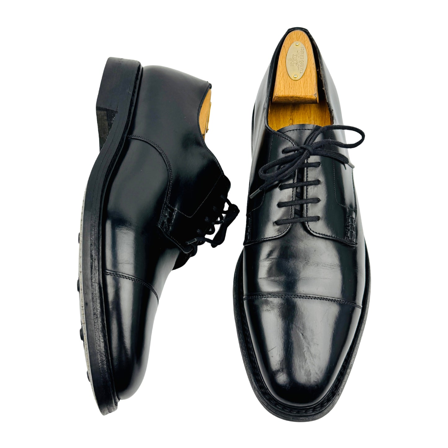 Church’s Cartmel Black Derby Shoes (Size 44/44.5)