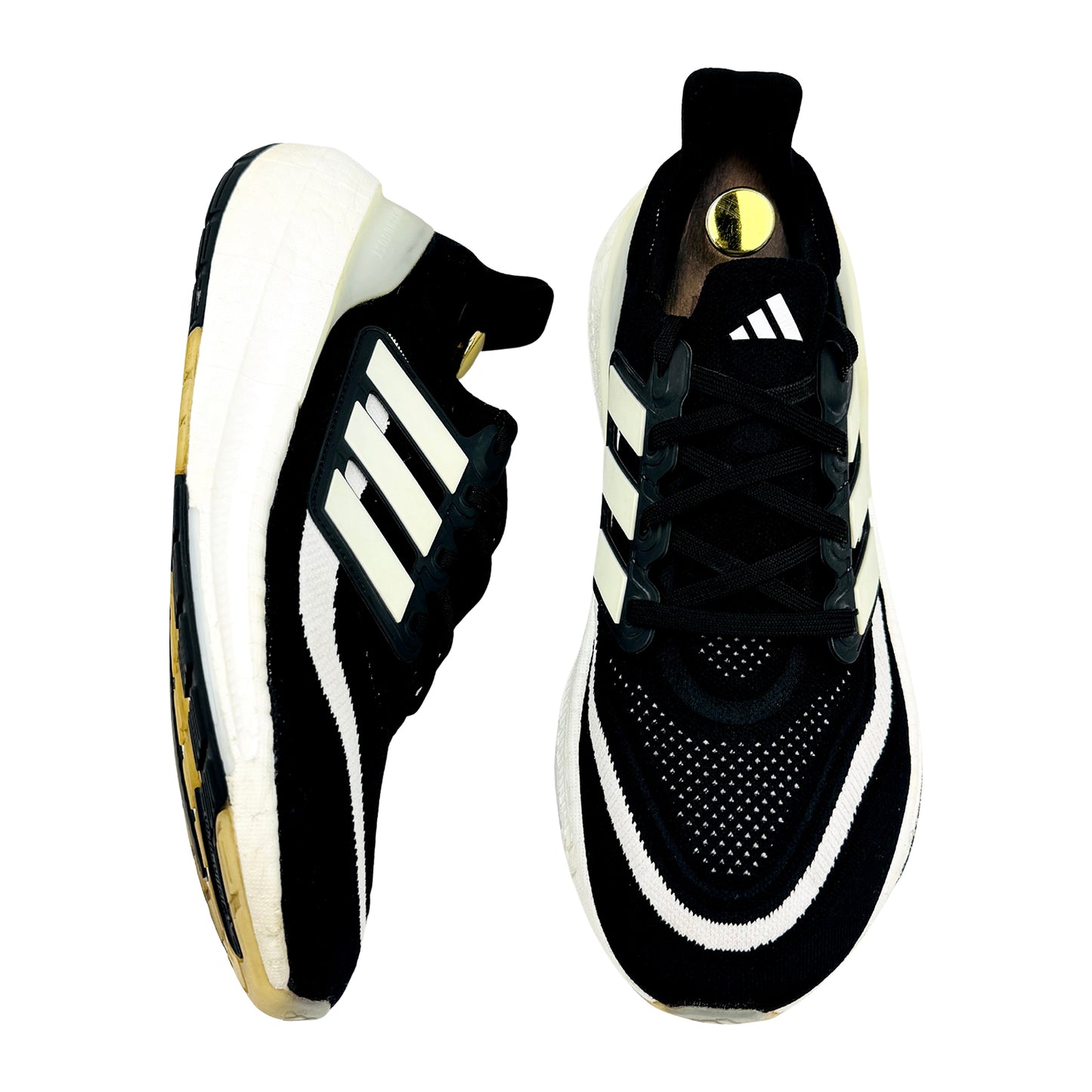 Adidas Ultraboost Light 'Core Black' Shoes (Size 44.5) - HQ6340