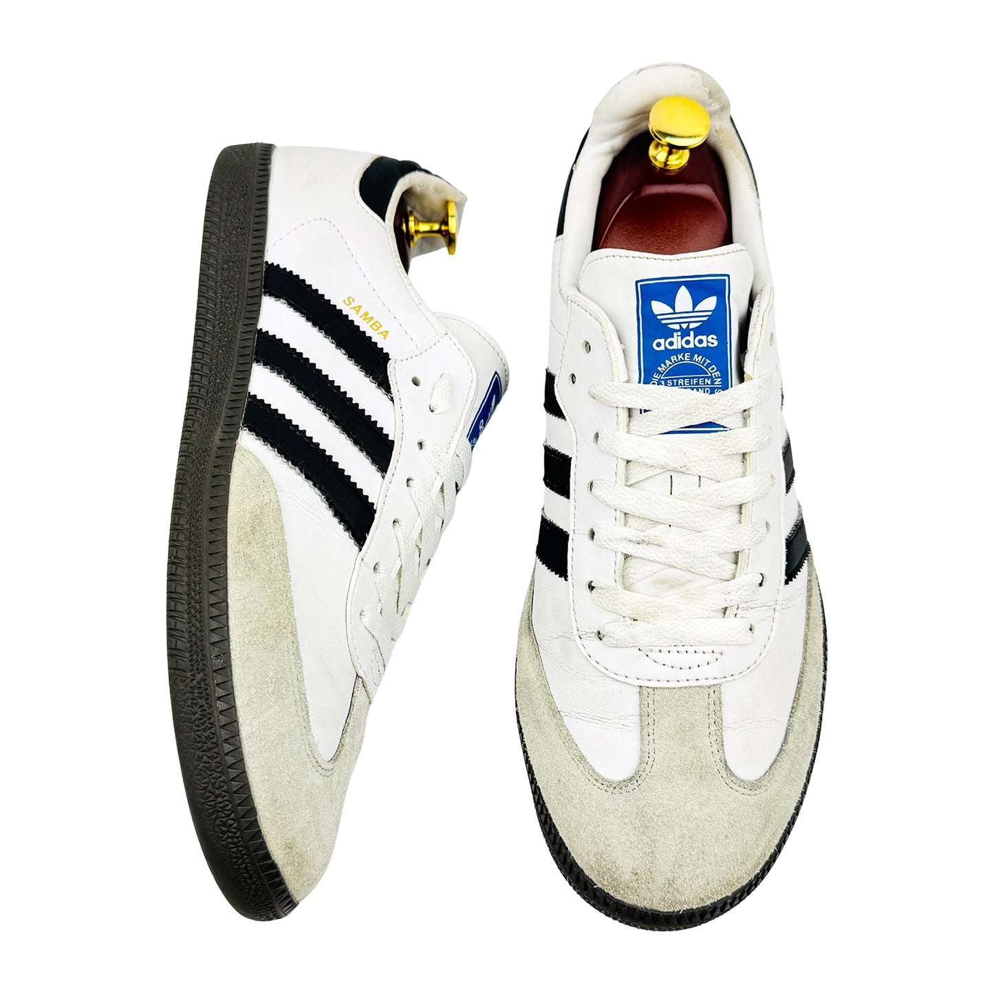 Adidas Samba OG 'Cloud White' Sneakers (Size 44) - B75806