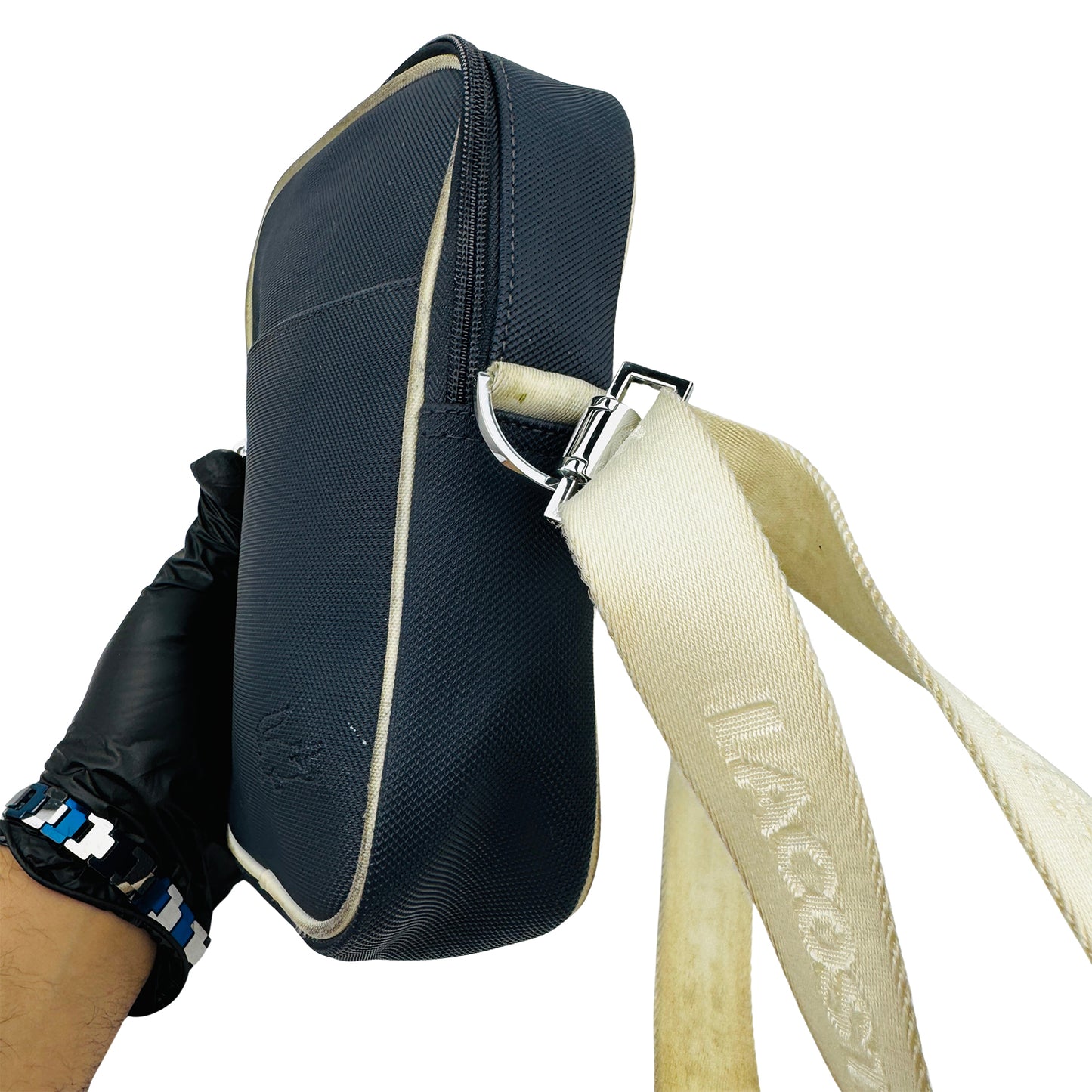 Lacoste Club 1930 Petit Piqué Effect Cross Body Bag