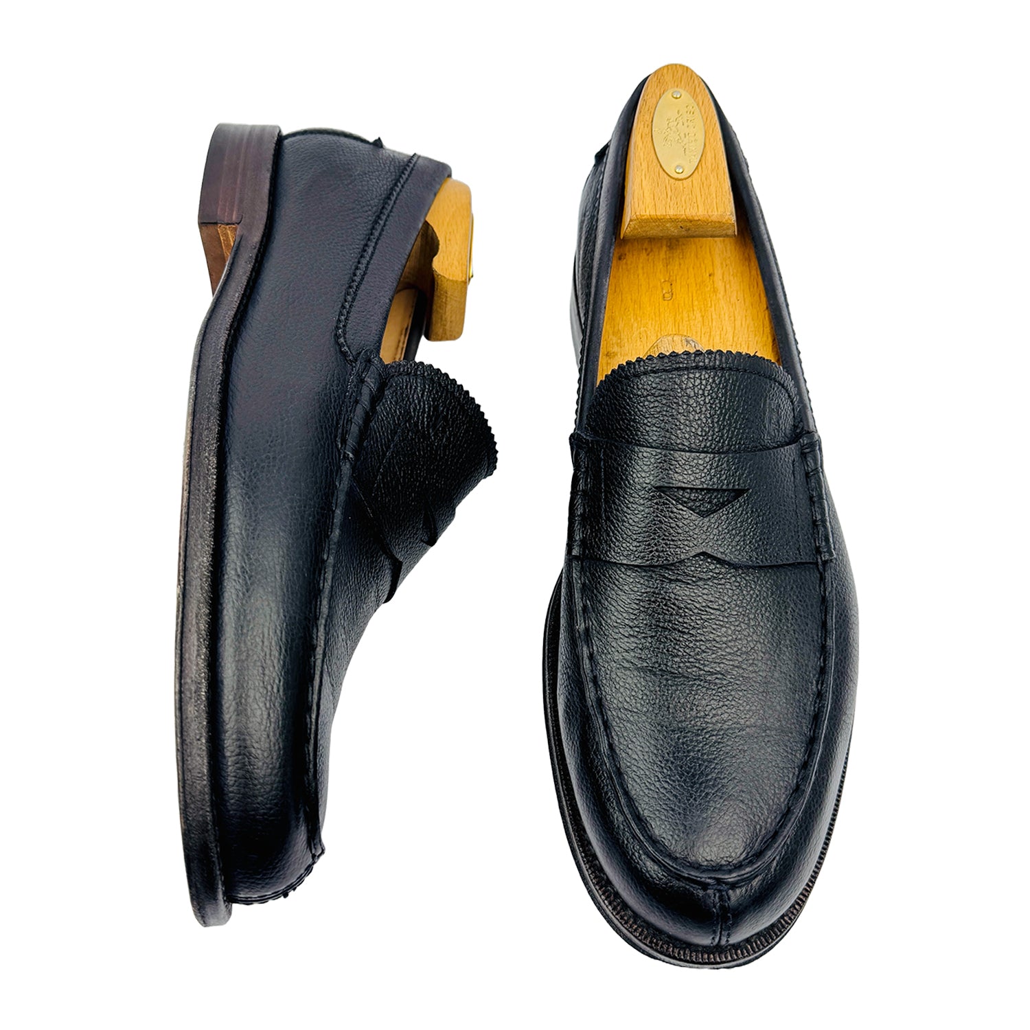 One Front One Cross image of Tod's Men's Black Loafer (Size 42/42.5) -  XXM51B00010S5PB999