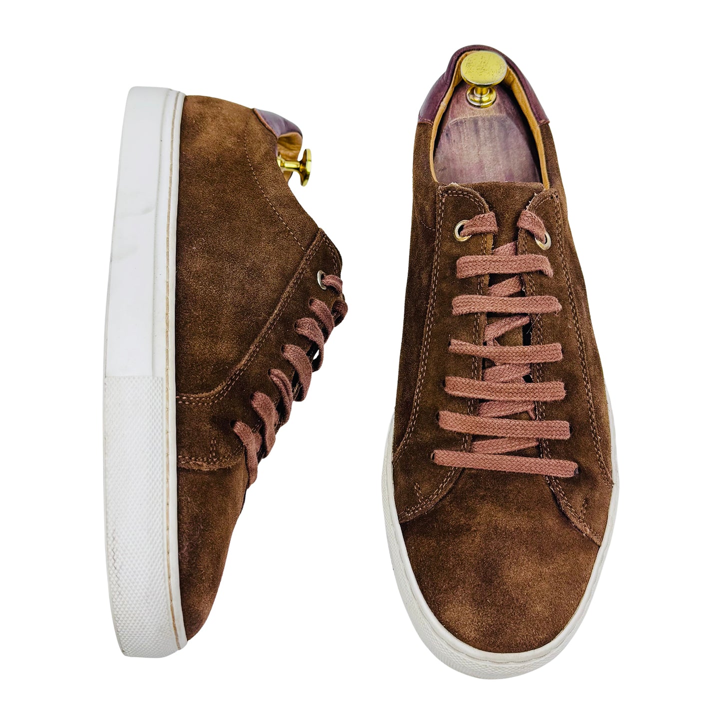 Suitsupply Men's Brown Suede Sneakers (Size 42.5)