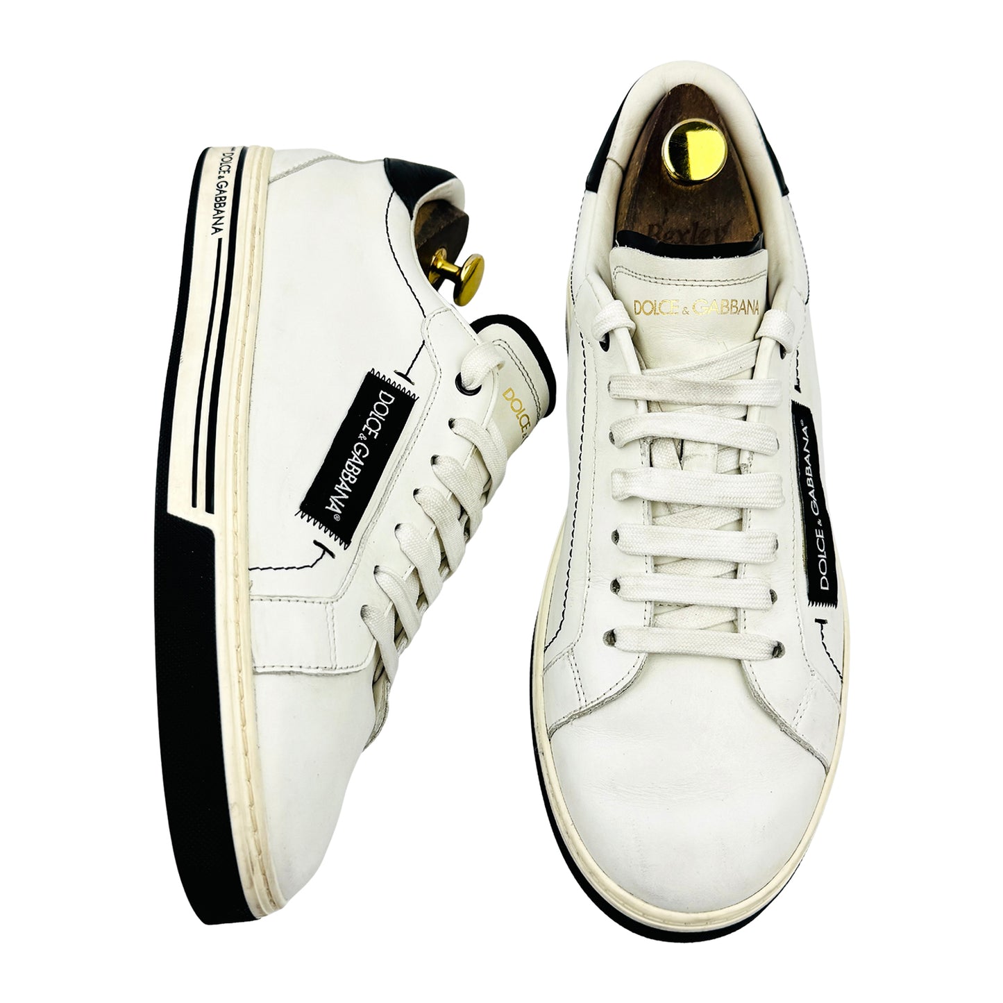 Dolce & Gabbana Roma White Sneakers (Size 43.5)