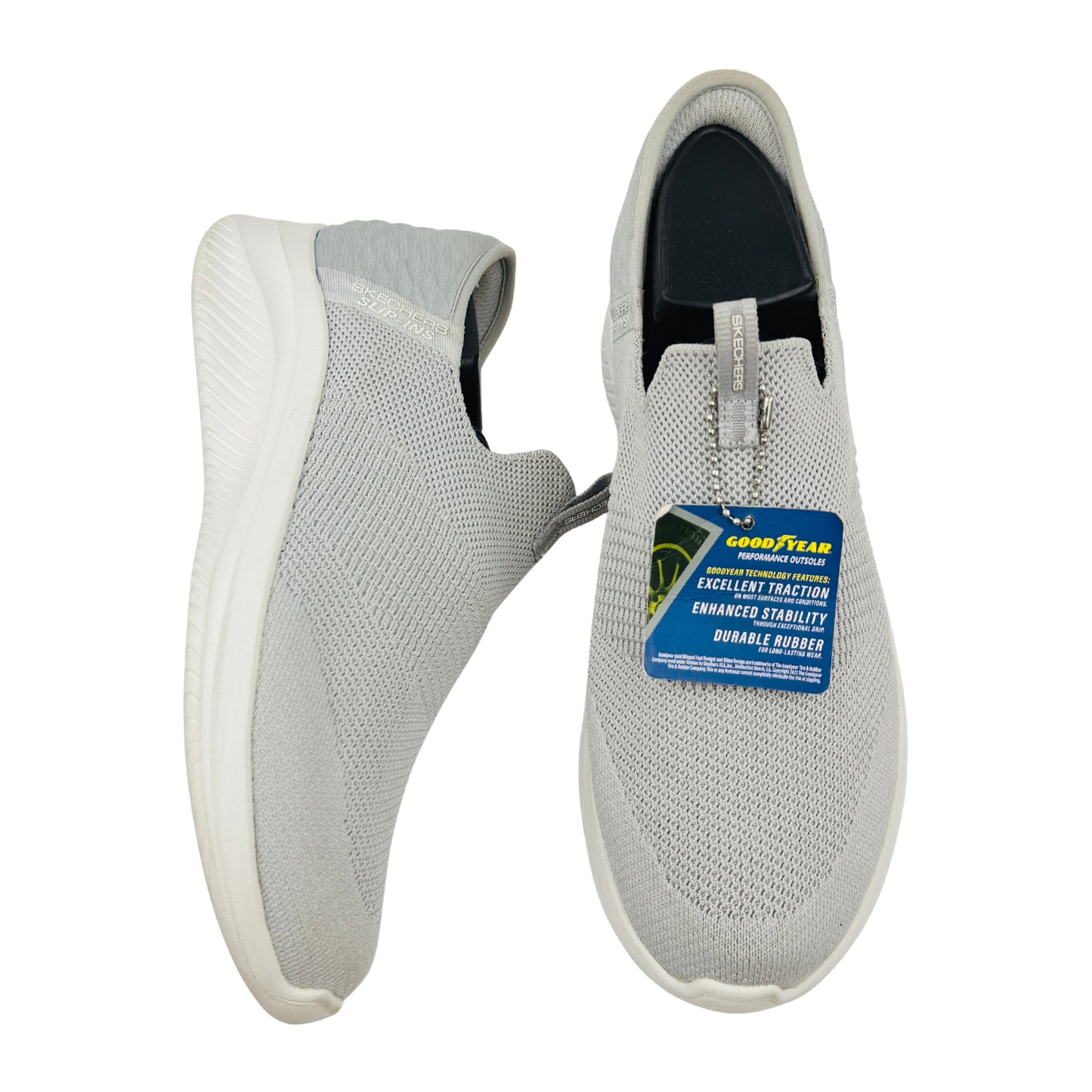 Skechers Slip-ins: Ultra Flex 3.0 Light Grey Shoes (Size 38) - 149708-LTGY