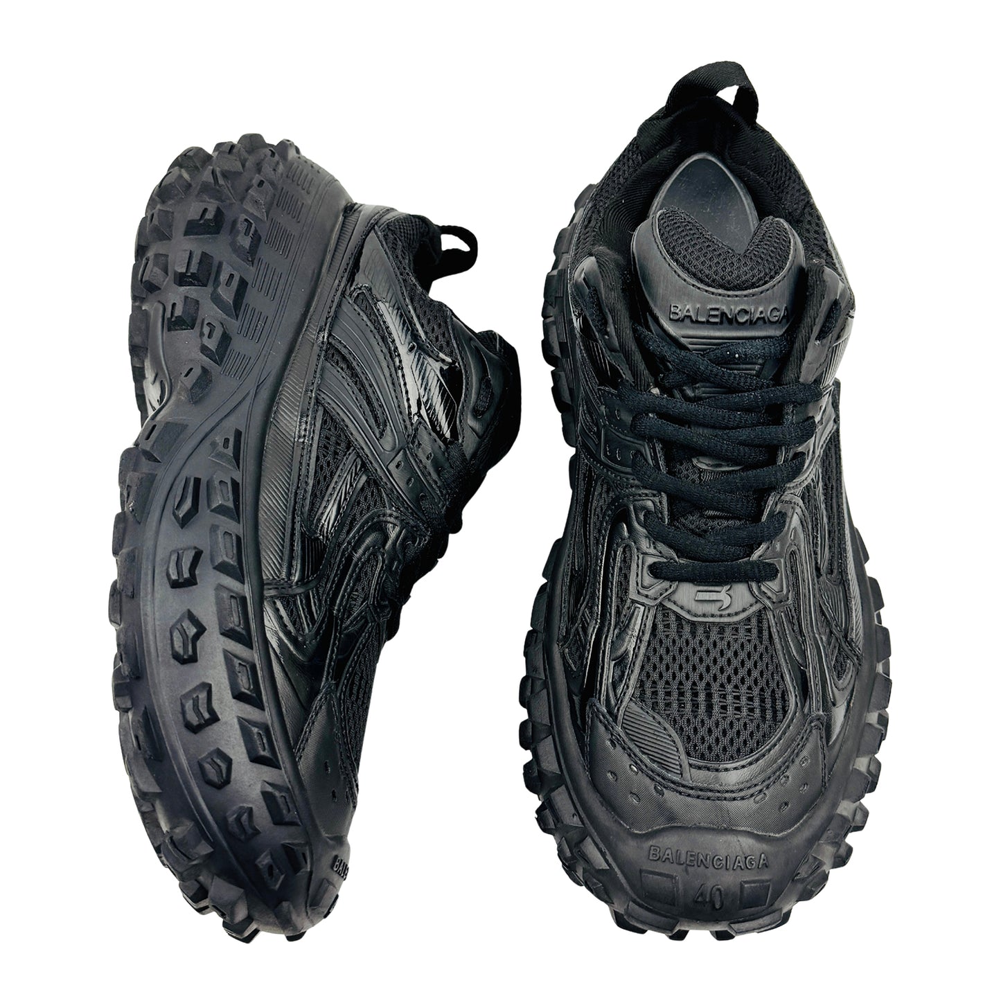 Balenciaga Defender 'Tonal Black' Shoes (Size 40) - M6638711