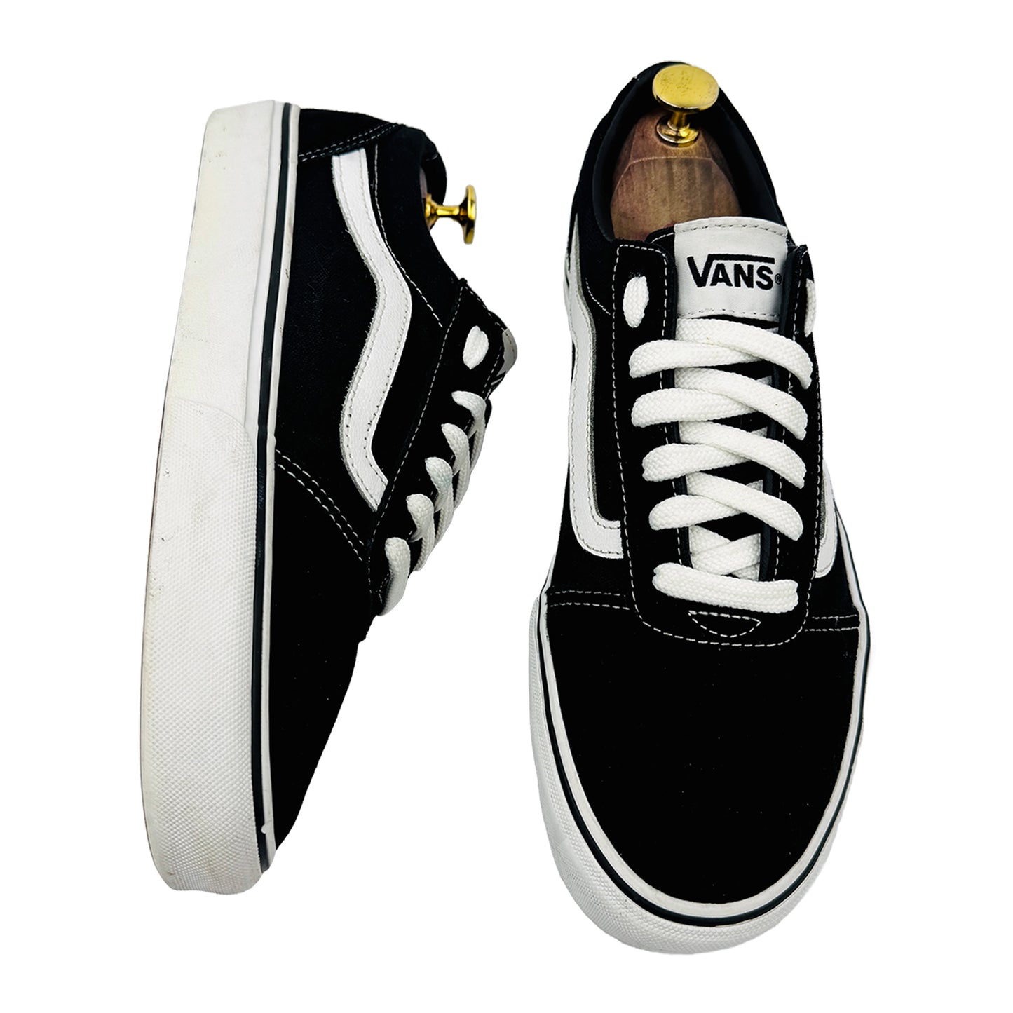 Vans Old Skool Black White Sneakers (Size 41/41.5) - 507452