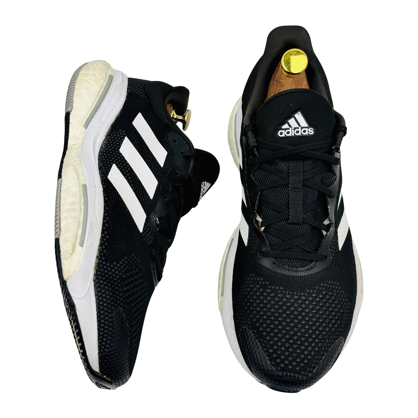 Adidas SolarGlide 5 'Core Black' Shoes (Size 44) - GX5493