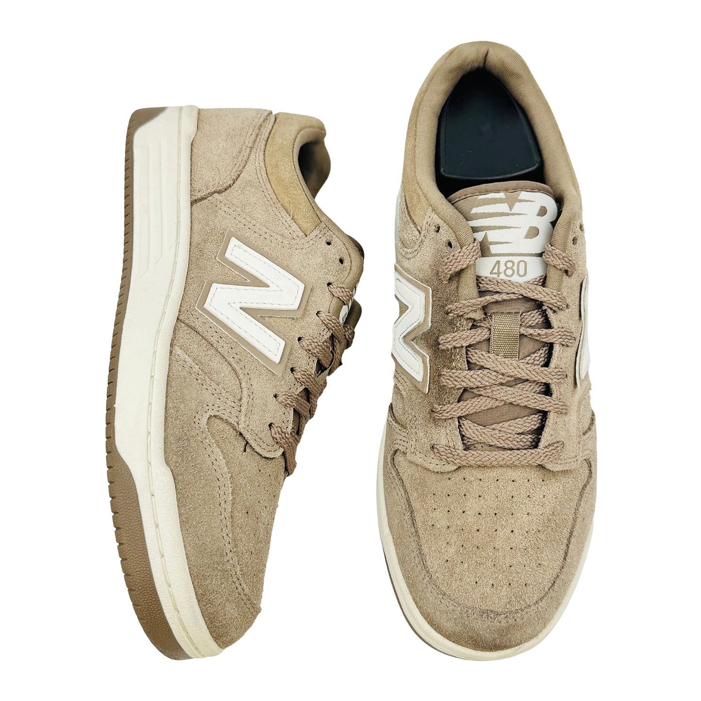 New Balance 480 'Mushroom' Sneakers (Size 39.5) - BB480LDT
