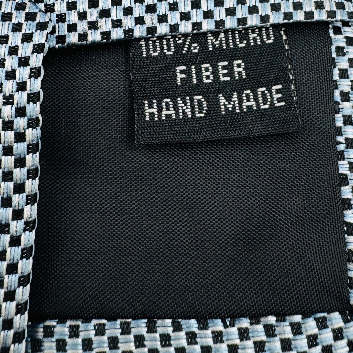 Imported Grey 'Checkered Pattern' Tie (Size Regular)