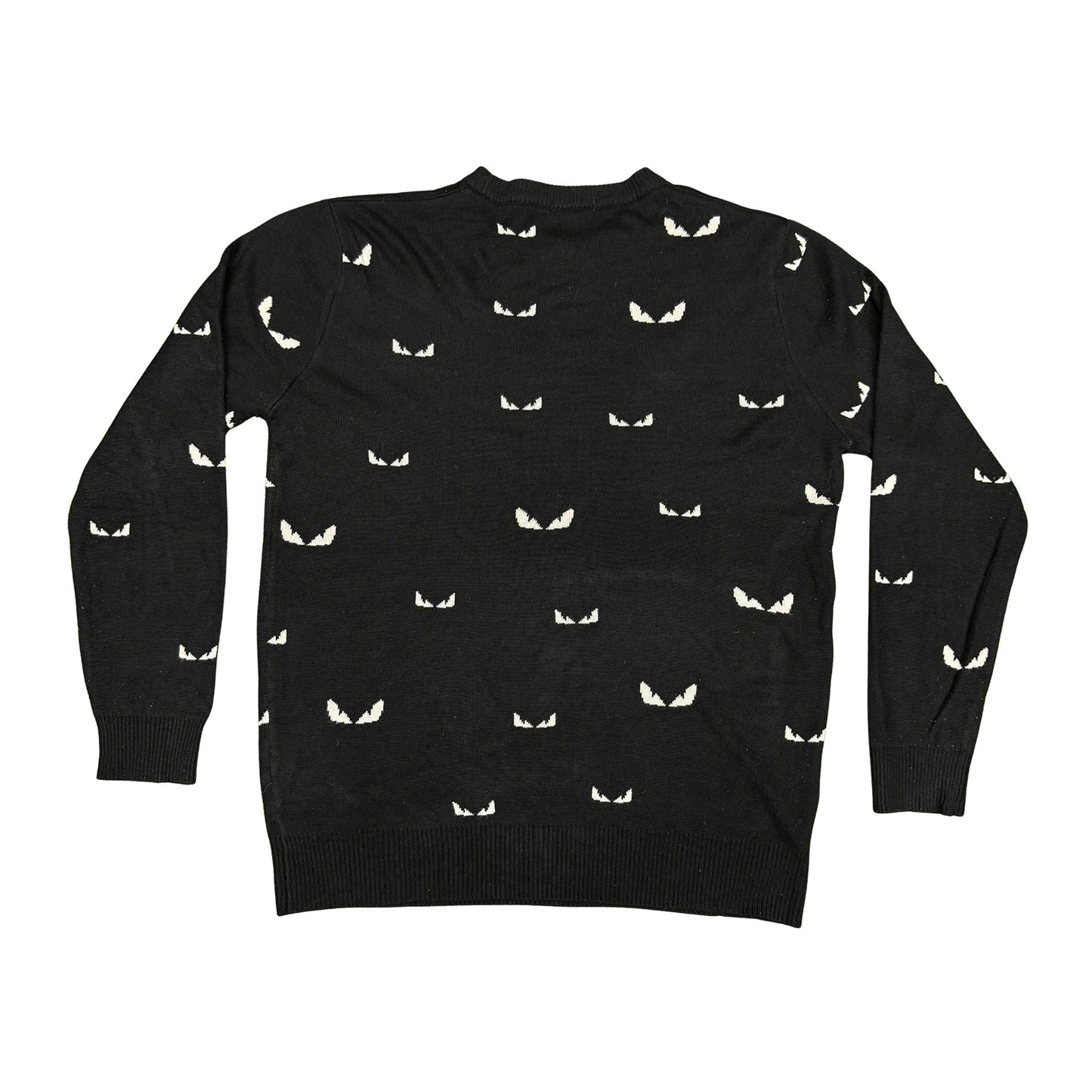 FENDI Black Monster Eyes Sweater (Size Small)