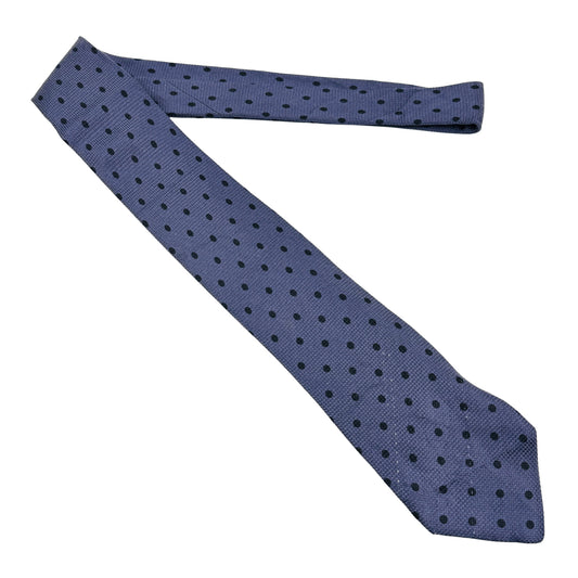 Hermès Periwinkle Blue 'Polka Dots' Tie (Size Regular)