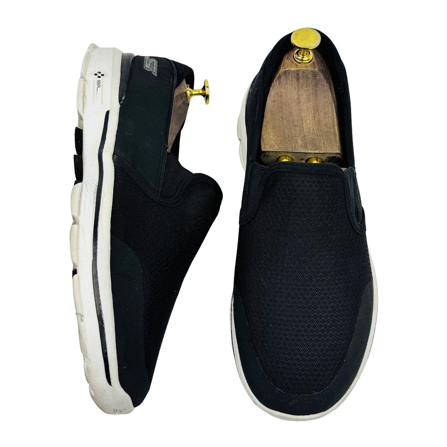 Skechers GOwalk 3 Black Shoes (Size 42.5) - 53988 BKW